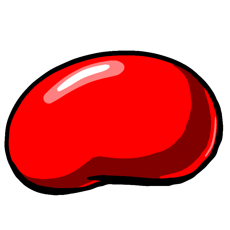 Жевательная конфета до нажатия